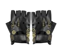Gants Steampunk Gothiques Demi-Doigts - Accessoires Moto Pour Hommes, Costumes Pour Messieurs, Cosplay