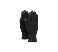 Barts Gants tactiles en maille Fine Knitted Touch Femme/Homme Noir L/XL