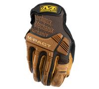 Mechanix Wear M-Pact® Gants en cuir, taille M, marron/noir