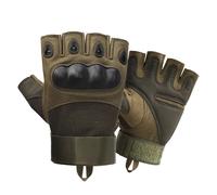 Gants Tactiques Militaires Sans Doigts Pour Hommes, Sports De Plein Air, Tir, Chasse, Moto, Airsoft, Cyclisme, Demi-Doigt