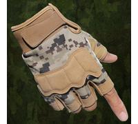Gants Tactiques Sans Doigts, Respirants, Antidérapants, Antichocs, Pour Moto, Équipement De Cyclisme