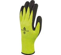 GANT TRICOT DELTA PLUS POLYETHYLENE HAUTE PERFORMANCE / ACRYLIQUE - PAUME ENDUITE MOUSSE DE LATEX JAUNE - VV737JA0 T9