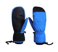 Gants Thermiques d'hiver Gants De Ski À Doigts For Hommes Et Femmes, Sport Chauds, Imperméables Coupe-vent Temps Froid(Blue,Large)