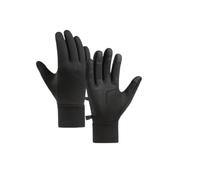 Gants Thermiques d'hiver Gants d'hiver for écran tactile, course à pied, cyclisme, conduite, gants chauds Temps Froid(Black,M)