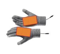 Gants Thermiques d'hiver imperméables pour avec écran Tactile, Gants de Neige d'hiver imperméables, 3 réglages de température pour Climat Froid Camp, Gris, Consulte la descripción