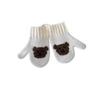 Gants thermiques doux pour enfants de 2 à 5 ans avec sangle réglable, moufles d'hiver isolées pour temps froid, gants essentiels pour nourrissons avec design anti-perte