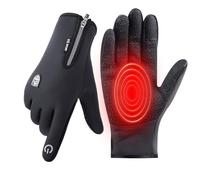 Gants Thermiques en Polyester 11 Pouces, résistants à la Pluie | de Course Thermique avec poignée antidérapante pour vélo, Voyage, Ski d'av