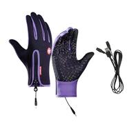 Gants Thermiques Femme, Gant Hiver Homme épaisseur peau d’agneau, Gants Tactile Smartphone, pour hiver/extérieur Gant Chauffant USB, cadeaux Noël ou fêtes.