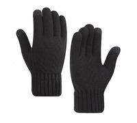 Gants thermiques imperméables pour homme, tricotés, chauds pour écran tactile, gants d'hiver, gants de conduite, gants de cyclisme, gants de course pour femmes et hommes pour le ski, le cyclisme, le
