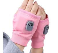 Gants thermiques sans doigts - Gants thermiques USB - Avec charge USB réglable à 3 vitesses - Gants chauffants fins à chauffage rapide pour homme