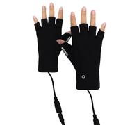 Gants Thermiques USB - Chauffe-Mains Thermiques Rechargeables USB 16,5 x 8,5 cm, chauffante électrique à écran Tactile Demi-Doigt, Gants Chauffants sans Doigts alimentés par Batterie | Réchauf