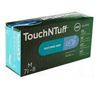Ansell Gants TouchNTuff 92-670 - Nitrile non poudrés - Taille 7,5-8 - 100 pièces