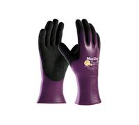 Gants tricoté Nylon/Lycra MaxiDry Oil rouge pourpre/noir T10 - ATG - AT056426-ZZ10DCA