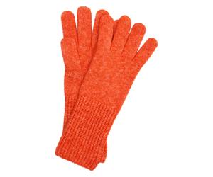 Gants tricotés en laine mélangée femme s.Oliver Orange TU