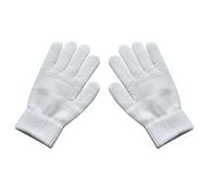 Gants tricotés en laine pour hommes et femmes, Épaissir blanc, Taille unique