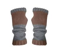 Gants Tricotés Sans Doigts - Chauffe-mains Ouvert En Fibre Acrylique Chaude, Mitaine Au Crochet D'hiver À La Mode, Protège-poignet Élastique De Couleur Unie | Vêtements Thermiques Élégants Pour Les Dé