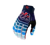 Gants Troy Lee Designs X Oakley Vision Air pour VTT/BMX/moto/cross, respirants, avec poign es en silicone, WAVEZ bleu marine/rouge, taille S