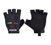 Santini Uci World Champion 2025 Short Gloves Noir XL Homme