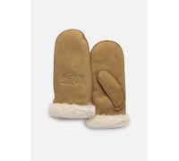 Gants UGG W SHEARLING UGG EMBROIDER MITTEN pour Femme L - XL Marron