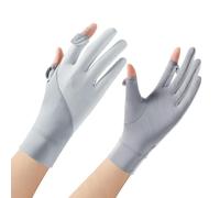 Gants UV De Conduite - Poignée Anti-éblouissante, Tissu Tricoté Élastique Léger, Protection -bras Longue, Fil Conducteur Pour Appareil Intelligent | Accessoire Extérieur Pour La Randonnée, Le Cyc