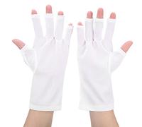 Gants UV pour Manucure en Gel, Gants UV pour Lampe à Ongles en Gel, Gants de UV, Gants sans Doigts pour Ongles en Gel, Empêchent Les Mains des Dommages Causés par Les