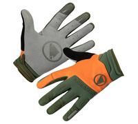 Endura Singletrack Gloves Vert,Orange S Homme