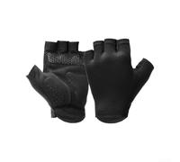 Gants Vélo Été Maille Aérée Anti-Transpiration Légers | Rembourrage SBR épais, absorbe vibrations route, prévient engourdissement, trajets longs confortables(black XL)