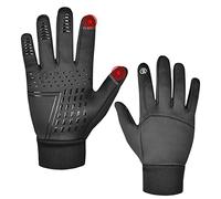 gants velo hiver, Gants à éCran Tactile, Chauds, Coupe-Vent, ImperméAbles Et AntidéRapants, AdaptéS Aux Hommes Et Aux Femmes RandonnéEs En Plein Air Camping, Course, Conduite, Cyclisme (M)