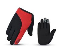 Gants vélo longs enfant Ges Menace Rouge