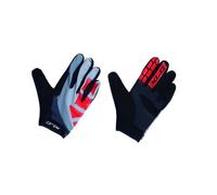 Gants vélo longs XLC CG-L13 Enduro - Rouge - Homme - Respirant - VTT S
