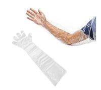 Gants Vétérinaire Longs en Plastique - Imperméables Transparents Jetables, 30PCS pour Insémination Artificielle et Examens Vétérinaires