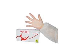 Gants vinyle non poudrés Boîte de 100 - GANT006