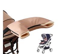 Gants Warmmuffs pour poussette - Manchon chauffe-mains,Gants de poussette isolés et respirants, cache-chaleurs doublés en peluche pour poussettes, promenades Zorq