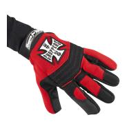 Gants West Coast Choppers Riding Noir/RougeM Noir,Rouge