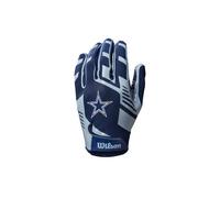 Wilson Gants AD NFL Stretch FIT Bleu/Blanc