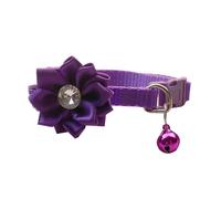 GANYKQ Collier Prince pour animal domestique Collier pour chien Collier élégant avec cristal et fleur