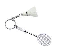 GANYKQ Porte-clés 3D en forme de raquette de badminton - Pour sac de voiture