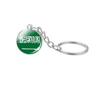 GANYKQ Porte-clés avec pendentif ethnique unique pour homme et femme, Arabie Saoudite 2, Comme décrit