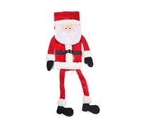 GANYKQ Sac à bouteille de vin motif Père Noël à longues pattes