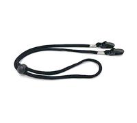 GANYKQ Sangle coupe-vent pour chapeau d'extérieur - Cordon soufflé pour camping, randonnée, voyage, escalade, noir, 1