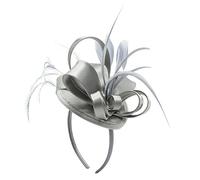 GANYKQ Serre-tête bibi élégant avec boîte à pilules en forme de fleur pour fête de mariage Mme Maisel