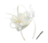 GANYKQ Serre-tête bibi élégant avec boîte à pilules en forme de fleur pour fête de mariage Mme Maisel