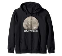Ganymède Jupiter Moon Système solaire Astronomie spatiale Sweat à Capuche