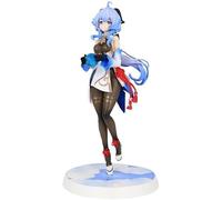 Ganyu Figurine d'action en PVC de jeu de dessin animé - Modèle papillon - Collection de personnages de l'anime Ganyu - Décoration de gâteau (C 28 cm)