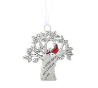 Ganz ER73991 A Cardinal Appears When A Loved One is Near Bird Tree 6,3 x 7,9 cm en alliage de zinc Décoration de Noël à suspendre Décoration de Noël