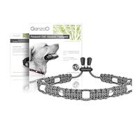 Ganzoo Collier EM pour Chien, paracorde 550, Obsidienne Diamant, L 52-64 cm | Confection artisanale, fibres polyester nylon, tenue adaptee aux sorties exterieures, fermeture pratique a bouton integree