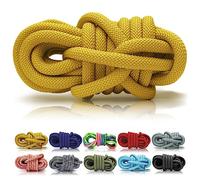 Ganzoo Corde PPM 8 mm, Longueur 5 m en continu, tressage en Polypropylene multifilament, Jaune Moutarde senfgelb, pour realiser Une Laisse Chien, Collier ou Harnais, Noeuds Marins, tressage, takelage