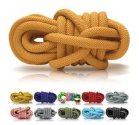 Ganzoo Corde PPM en polypropylène multifilament, 8 mm Marron Clair, Coupe 5 m d'un Seul Tenant, pour fabriquer Accessoires canins: Laisse, Collier, tressage, Noeuds, surliure et Finitions