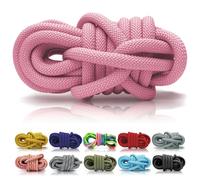 Ganzoo corde PPM en polypropylène multifilament tressé, 5 m en 1 longueur, 8 mm, couleur pink, pour fabriquer laisse et collier de chien, licol cheval, tressage, takelage, finitions et accessoires DIY