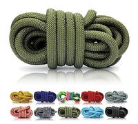 Ganzoo Corde PPM multifilament polypropylène, seil tressé Rond 5 m d’Un Seul Morceau, épaisseur 10 mm, Vert armygreen, pour Accessoires Chien, laisses, Colliers, Finitions par surliure